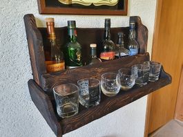 Minibar Altholz Vintage Deko