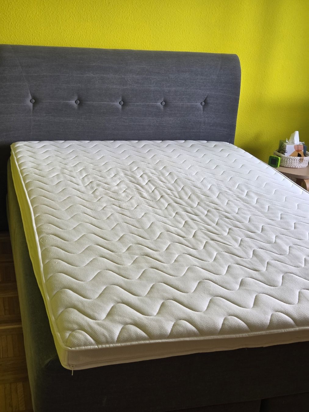 Letti: Boxspringbett 140 cm ohne oder mit Topper – Usato da Walchwil venduto da Petulas 5