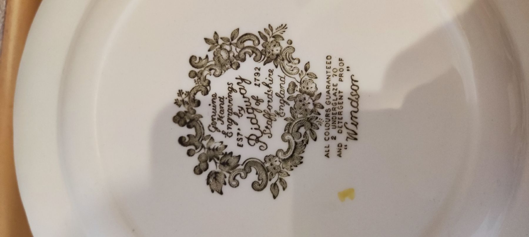 Set di piatti: Staffordshire England Windsor – Usato da Schongau venduto da Retro_Shop 3