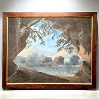 Philippe de Fégely (Suisse, 1790 - 1831) paysage au pastel