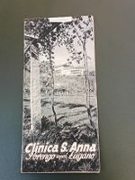 Alter Prospekt / Clinica San Anna Porengo sopra Lugano 1930