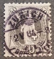 Stehende Helvetia Zürich 69A Kat. 80.-