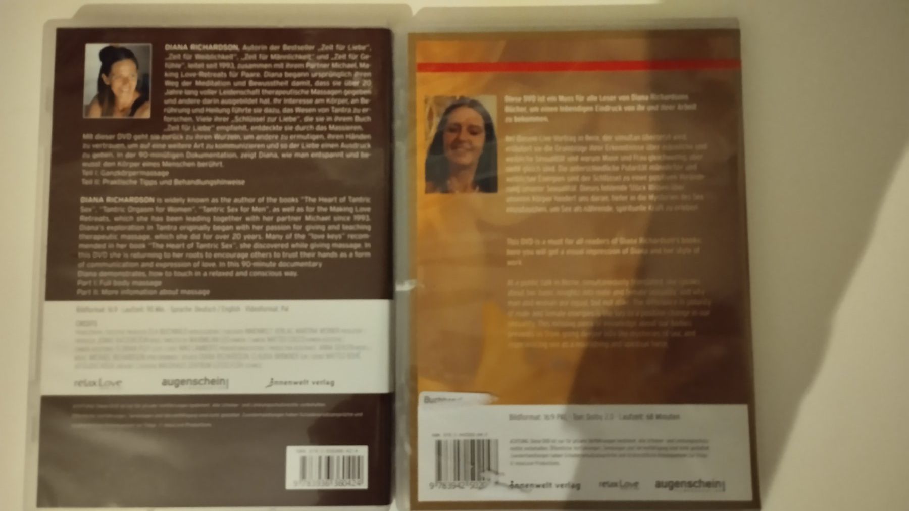 Tutti i DVDs: DIANA RICHARDSON MAKING LOVE + TIME FOR TOUCH DVDs – Usato da Basel venduto da Bal-Sagoth 1