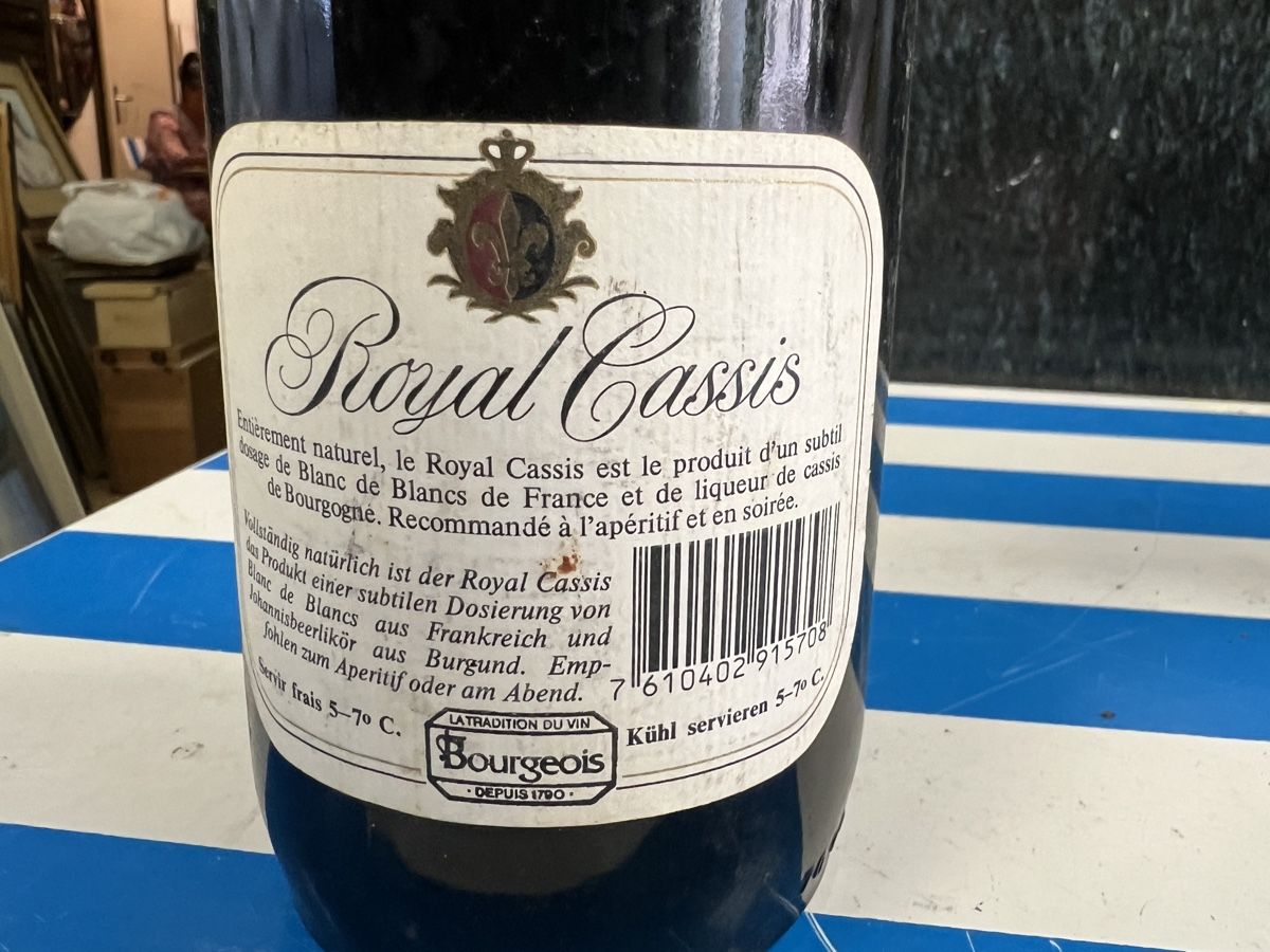 Bevande alcoliche: ROYAL CASSIS BOURGOGNE  – Nuovo e nell'imballaggio originale da Genève venduto da Leboucheoreilles 5