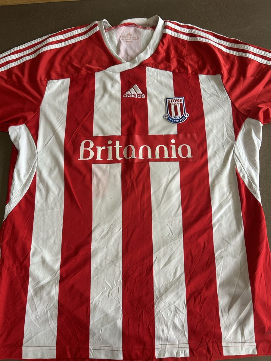Canottiere & Pantaloni: Maillot Stoke City 2011 floquée Crouch – Usato da Courgenay venduto da mar_w26c 2
