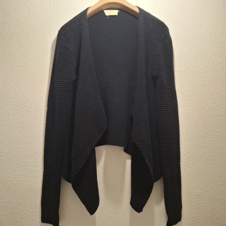 ba&sh Cardigan femme noir asymétrique taille 0