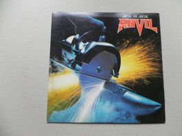 LP Kanada Heavy Metal Band Anvil 1982 Metal on Metal
