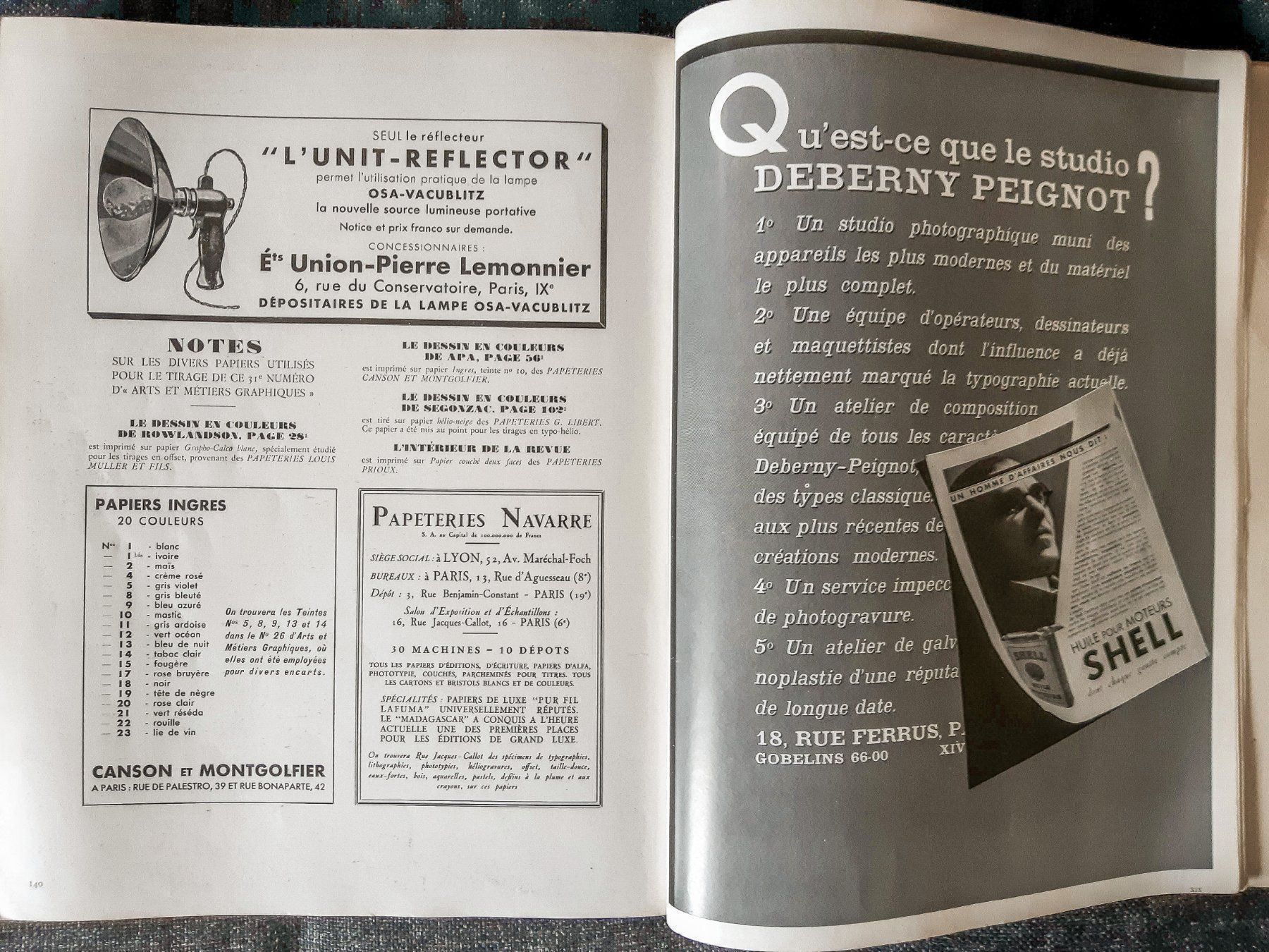 Riviste & Magazine: Caricatures Arts métiers graphiques 1932 – Usato da Tavannes venduto da Nekosumi 7