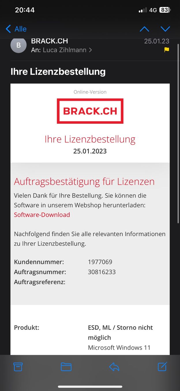 Microsoft Applications: Windows 11 Lizenz – Neuf avec emballage d'origine à Sursee par LuciZihlmann