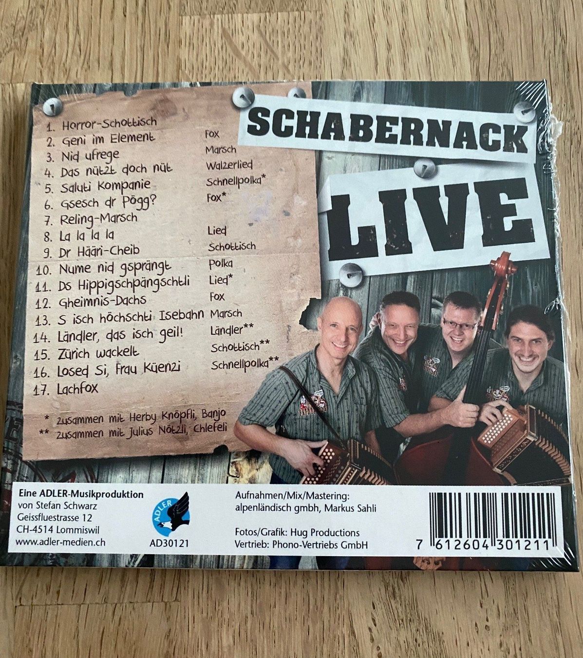 CDs: CD Schabernack "Live" (Originalverpackt) – Neu und originalverpackt aus Schübelbach von Sammler78 1