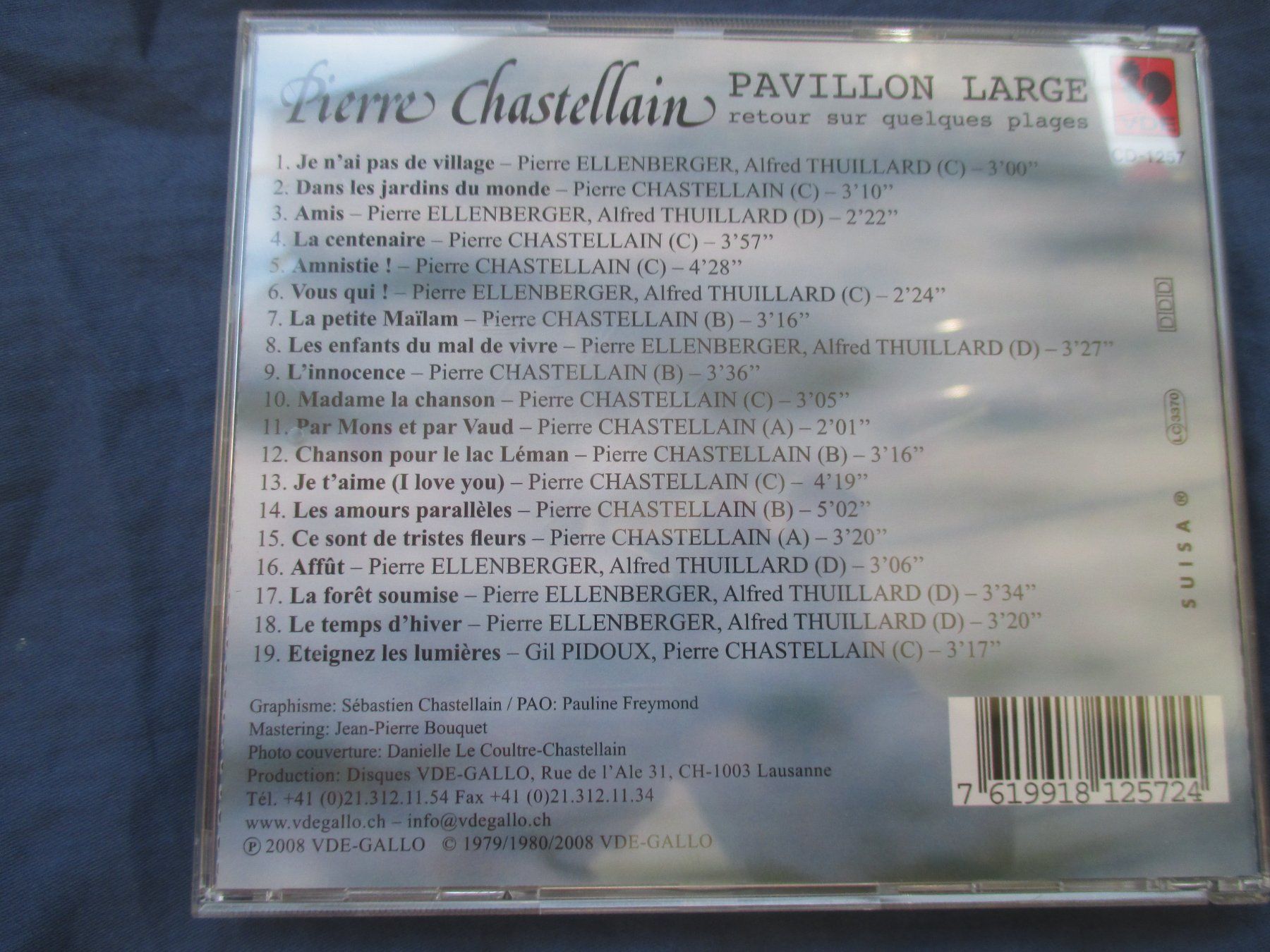 CDs: Pierre Chastellain : Pavillon large – D'occasion à Colombier NE par Nevenma 1