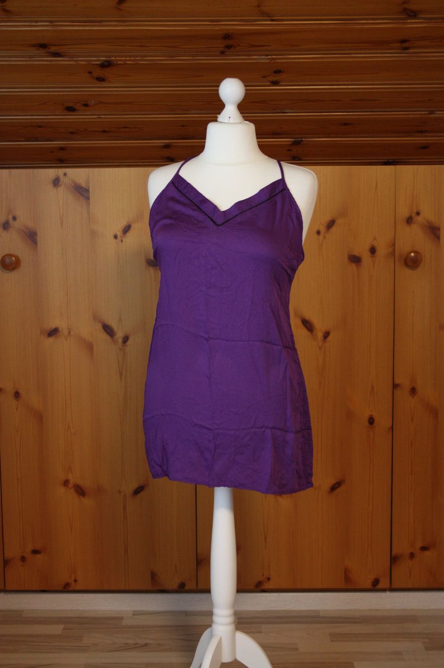 Vestiti: Sommer - Mini - Kleid violett Gr. L – Usato da Flüelen venduto da Diversicum-Textil