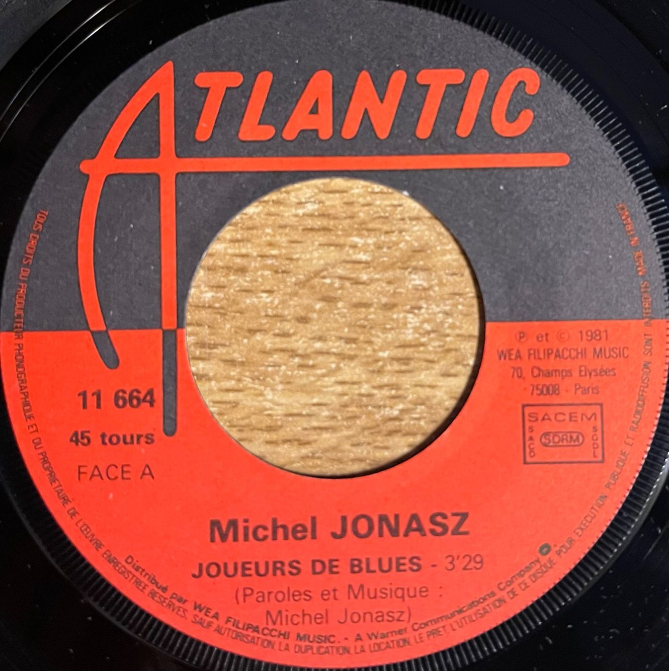 Dischi in vinile: MICHEL JONASZ - JOUEURS DE BLUES – Usato da Bussigny venduto da vinyl-pas-cher 2