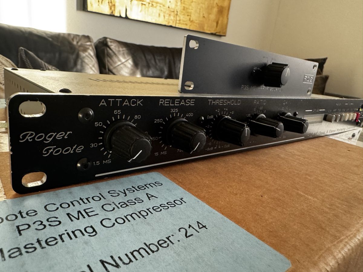 Strumenti musicali: Foote Control Systems P3S ME Class A Mastering Compressor – Usato da Zürich venduto da 1cut2 2