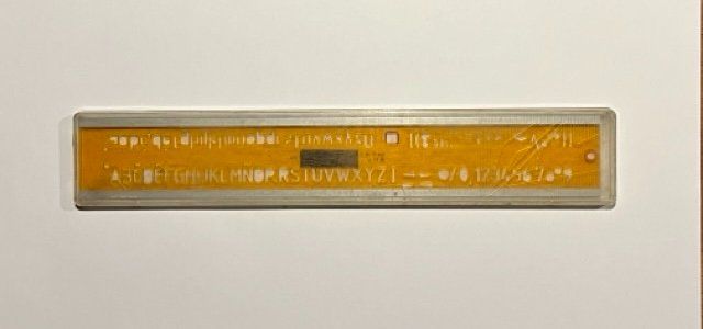 Altro in Scrittura & Disegno: Trace-lettres Rotring ref. 340 100 10 mm type ISO + boite – Usato da Genève venduto da PeiroBo 1
