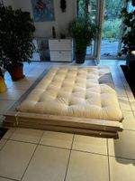 Matratze/Futon Karup 160x200cm Latexkern inkl. Lattenrost