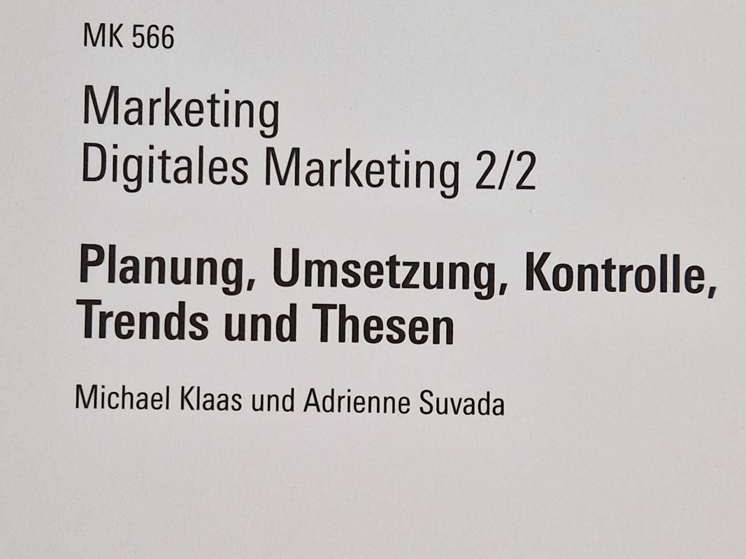 Libri: Kursprogramm Digitales Marketing 2/2 Bücher – Usato da Muhen venduto da Restwert_Muhen 5