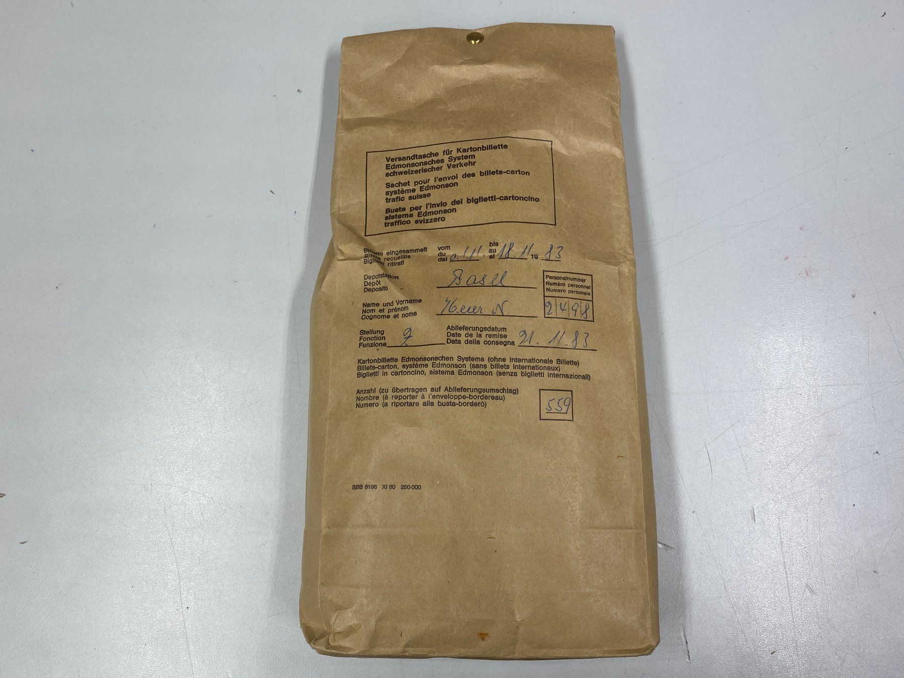 Biglietti: LOT Bahnbillette Basel //i653 – Usato da Bern venduto da JMsoehne1987