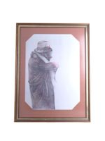 vintage grosse Bruno Bruni Lithographie Amanti