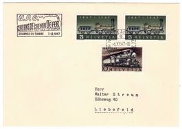 Lettre de Genève BPA A441 pour Liebefeld le 6.XII.47