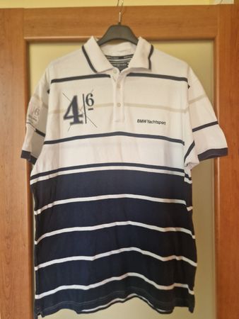 Polohemd Henry Lloyd BMW Yachtsport Grösse XL gestreift. 