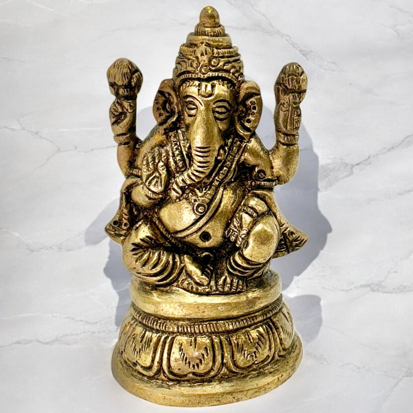Skulpturen & Statuen: Statuette hindou ancienne Ganesh en bronze – Gebraucht aus Morges von mod_q7tt