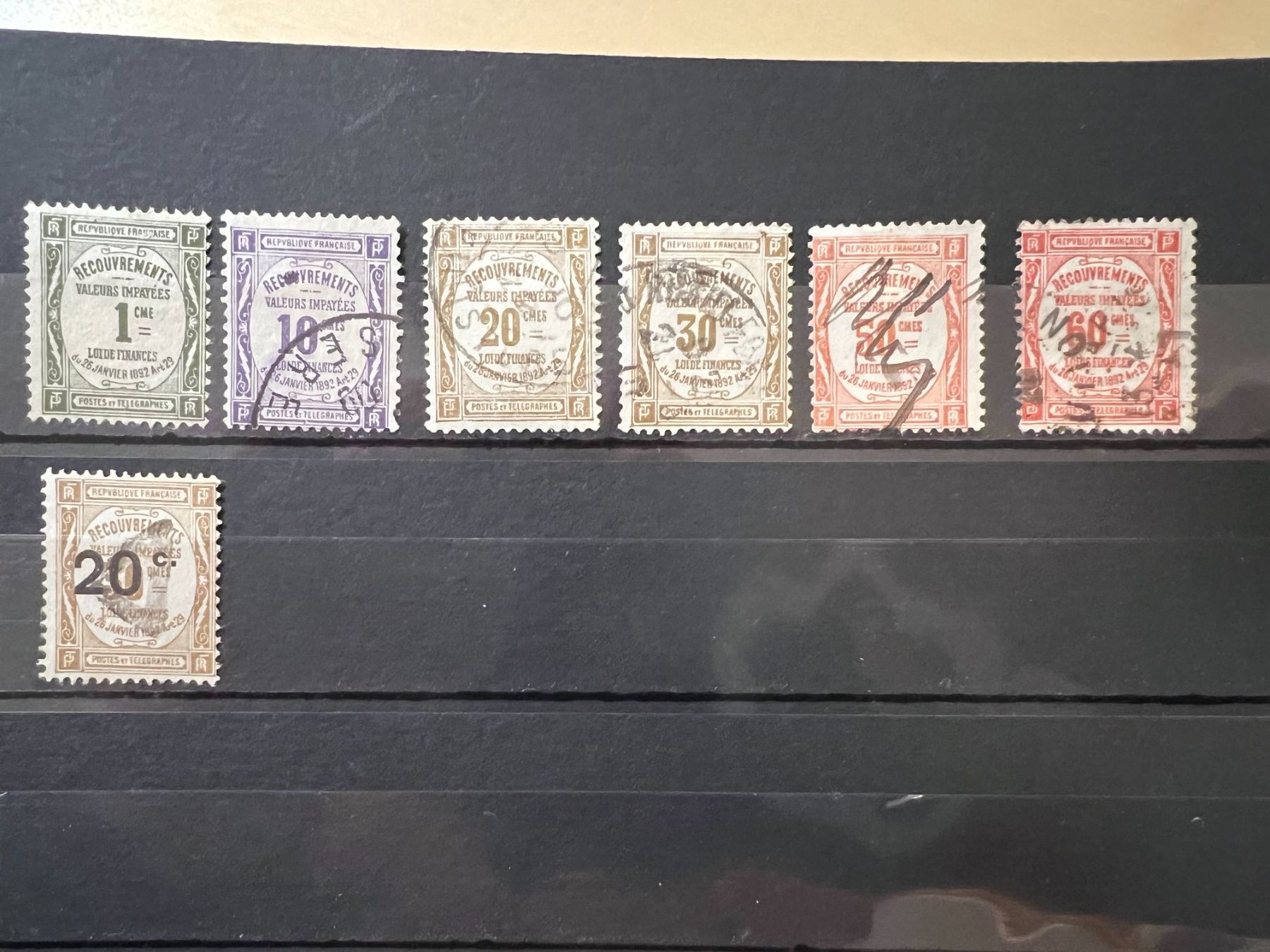 Tutti i francobolli: () Série Timbres-Taxe oblitérés 1908-1925 – Usato da Lausanne venduto da ffhoud