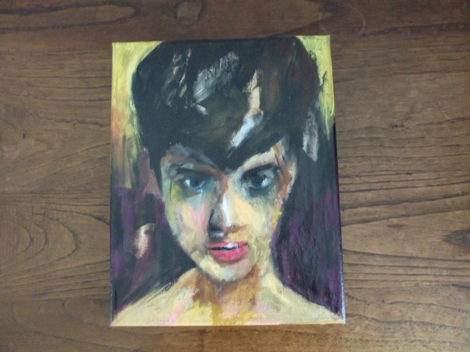 Gemälde: Huile sur toile - portrait – Gebraucht aus Lausanne von jul_p6tj