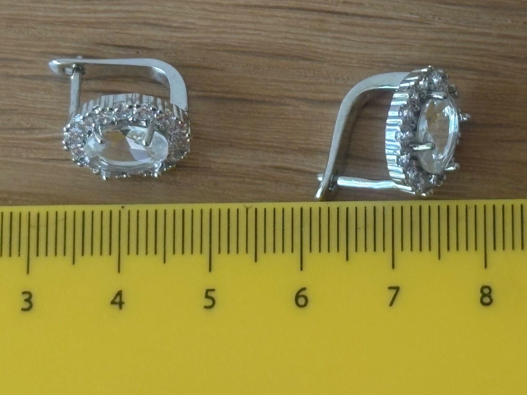Orecchini pendenti & Orecchini a lobo: Luxus Elegante  Ohrstecker Ohrschmuck  Farbe:Silber – Nuovo (secondo la descrizione) da Biel-Bienne venduto da Roserosse13 5