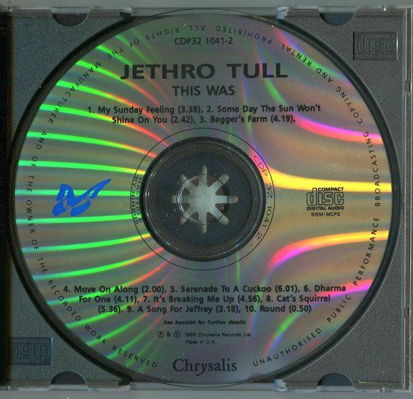 CDs: This Was Jethro Tull  auf CD – D'occasion à Basel par ideashop 2