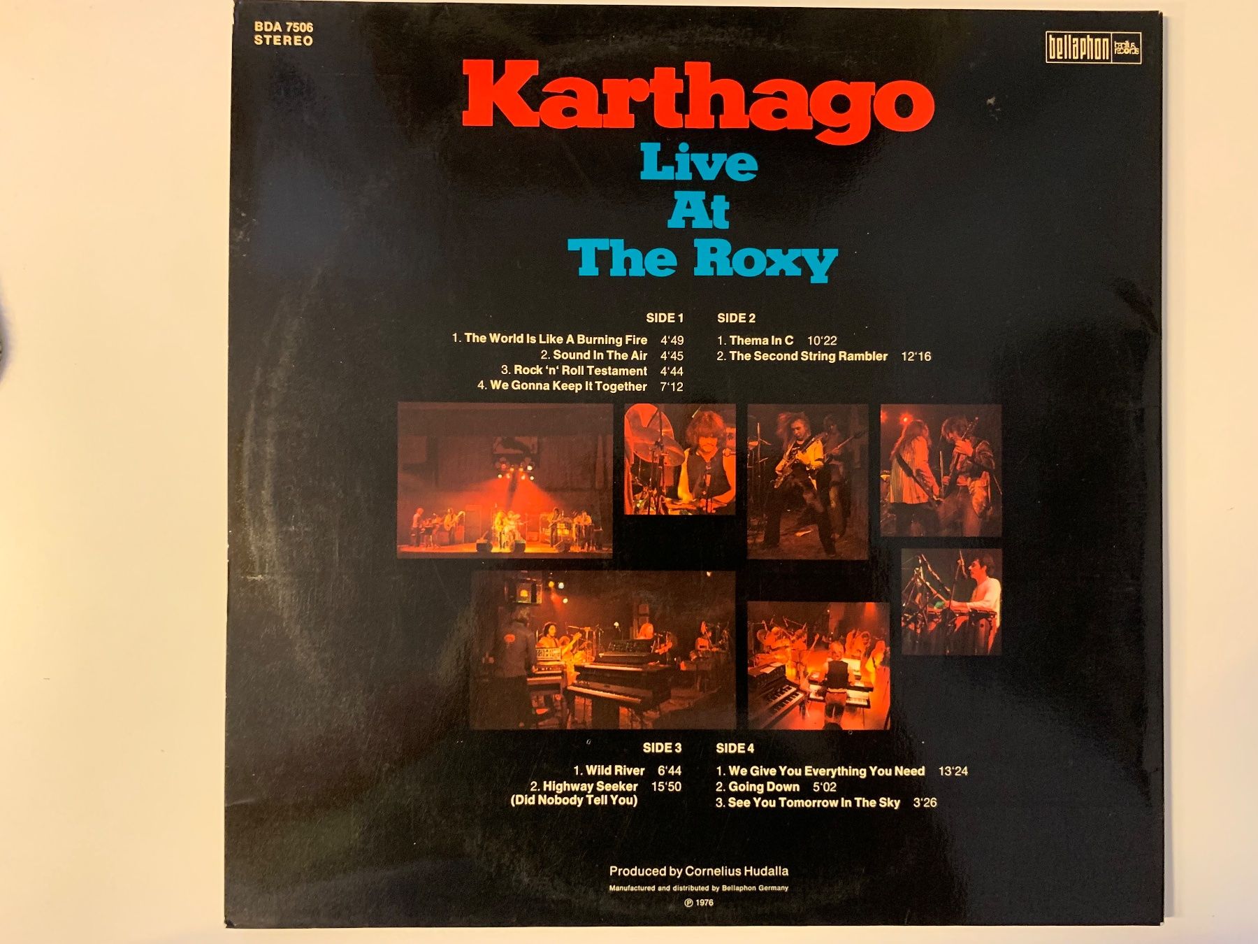 Dischi in vinile: Karthago - Live At The Roxy DLP – Usato da Aesch BL venduto da BlueMusicRecords 1