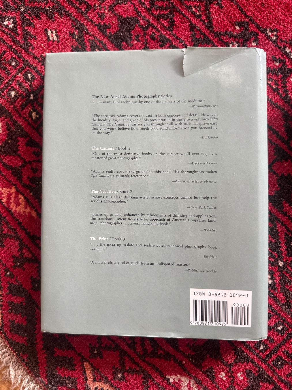 Libri: Ansel Adams: The Camera & The Negative – Usato da Zürich venduto da sar_rsg7 4