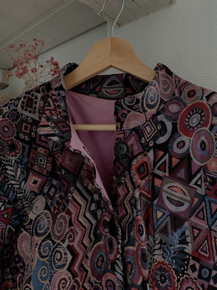 Jacken: Von Hand geschneiderte Jacke - gewebter Stoff, design, boho – Neu (gemäss Beschreibung) aus Neukirch (Egnach) von ginger34 2