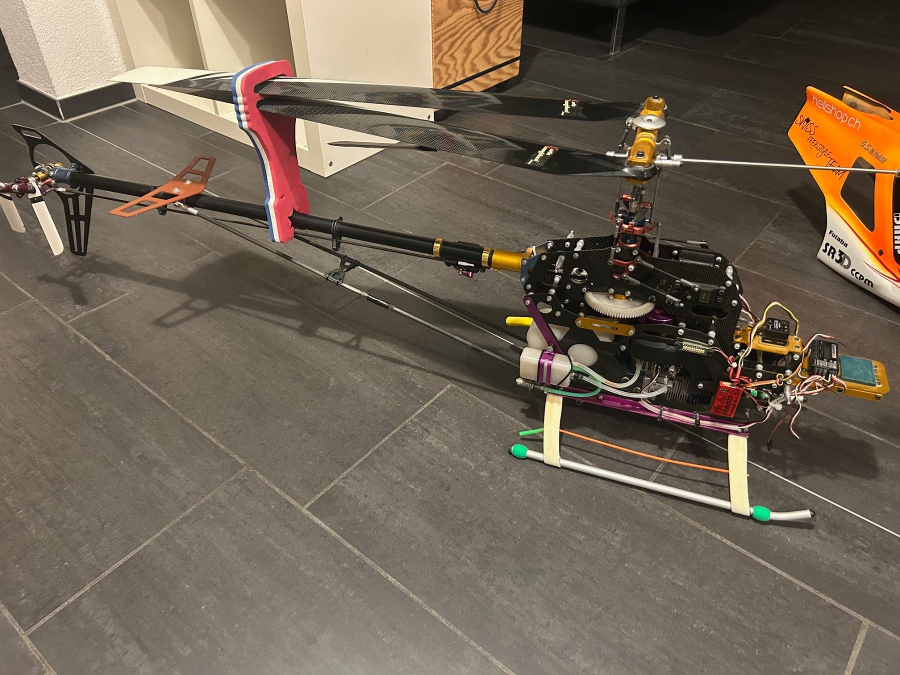 Modellismo RC: DNHP Air fox Modellhelikopter HELI – Usato da Eschen venduto da Bean7 1