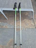 Skistöcke Gabel weiss grün Länge 100 cm