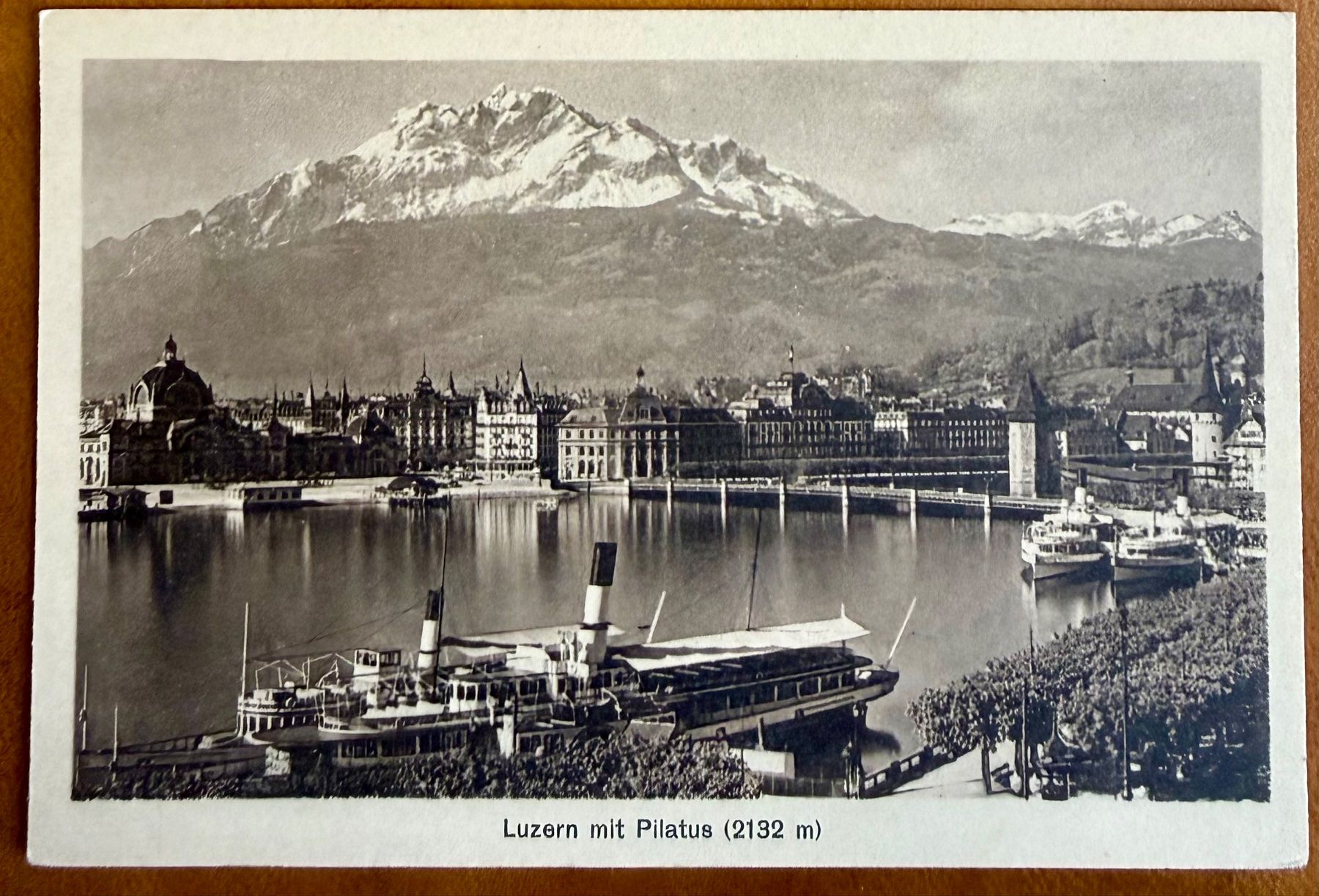 Cartoline postali: AK: Luzern - Dampfschiff – Usato da Lutry venduto da Ediego