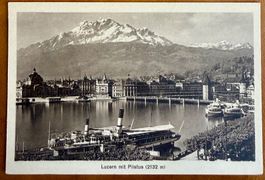 AK: Luzern - Dampfschiff