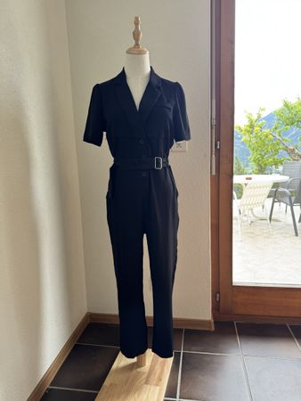 Chic Black Jumpsuit/ combination noir/ overall schwarz