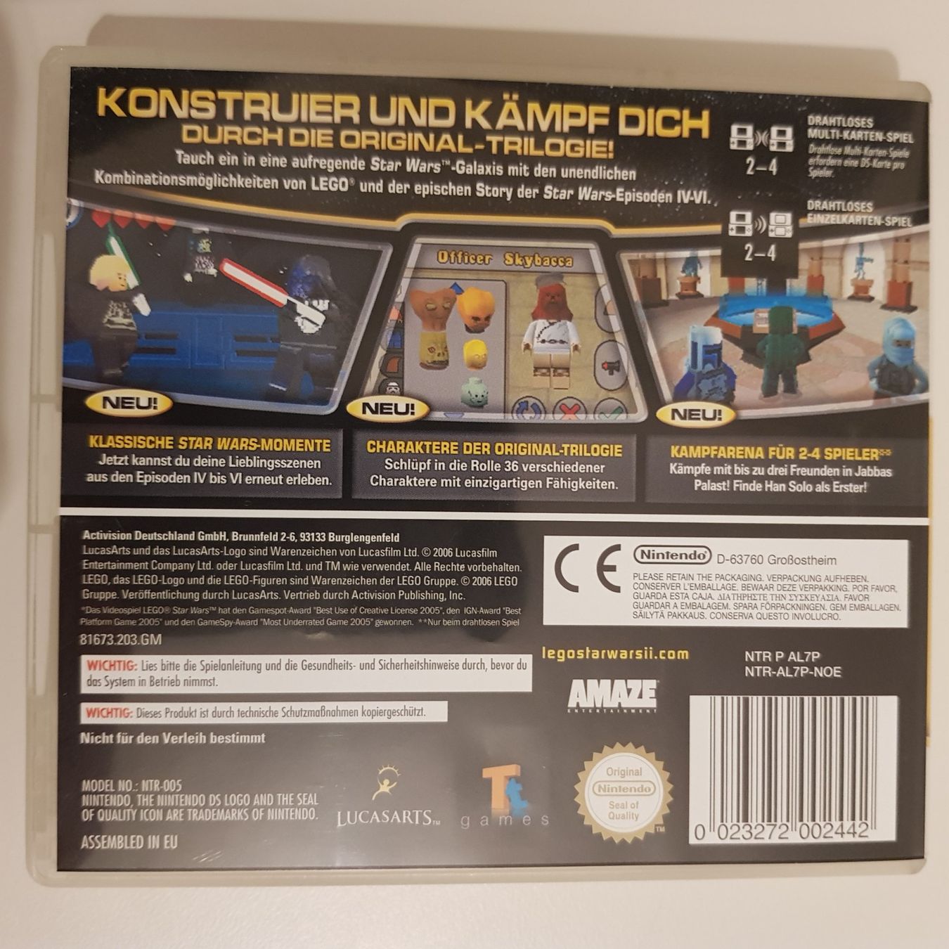 Nintendo Spiele: LEGO Star Wars II - Klassische Trilogie /DS – Gebraucht aus Münchenstein von 2DGames 1