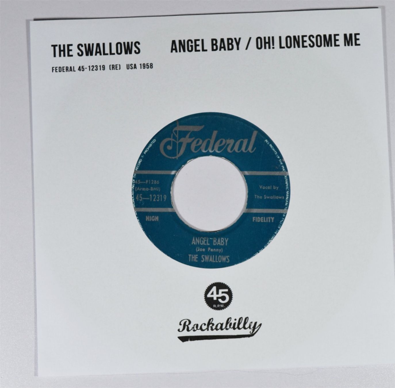 Dischi in vinile: Single: THE SWALLOWS - Oh! Lonesome Me – Usato da Frenkendorf venduto da Yard-Sale-2000