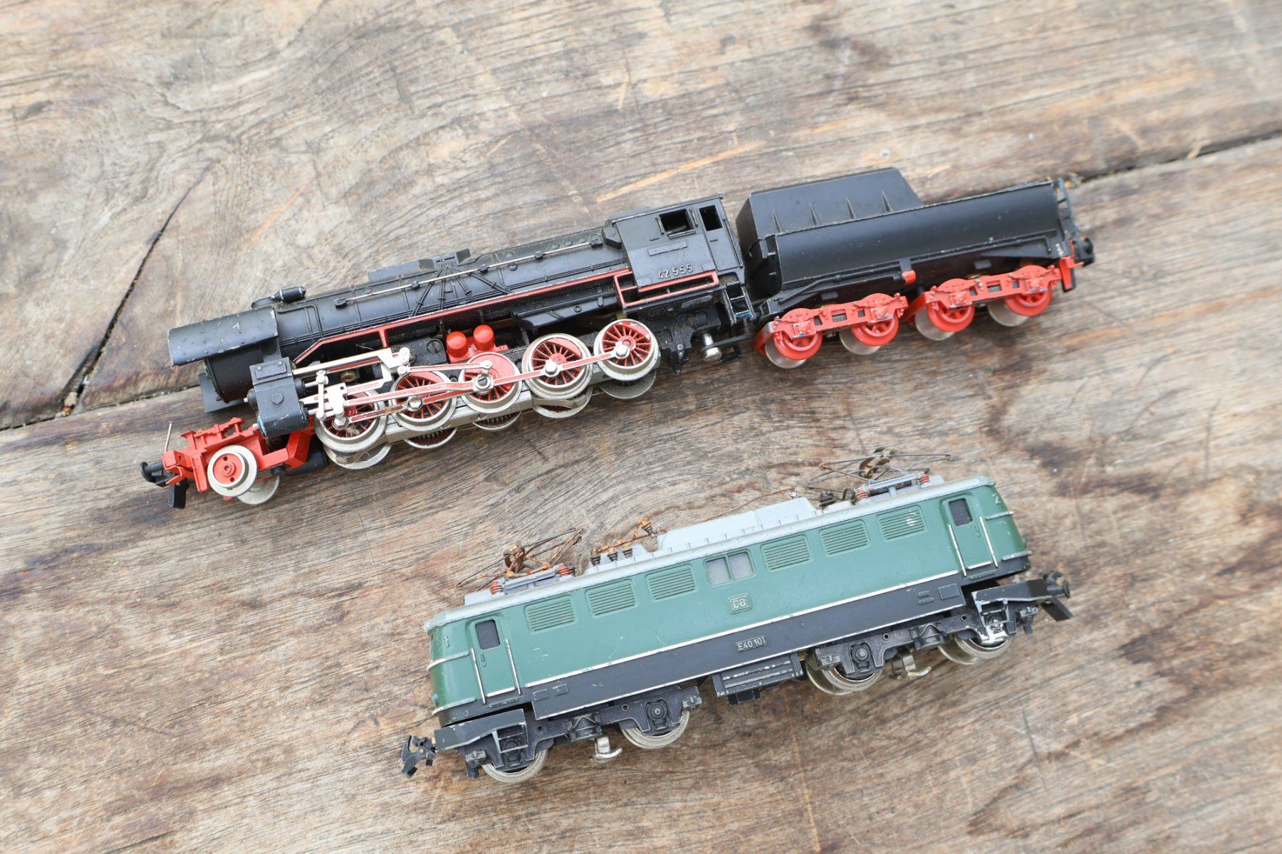 Trix Modellini di ferrovie: Trix Express grosse Dampflok BR 42 + E-Lok H0 - Metall – Usato da Winterthur venduto da Monstera 5