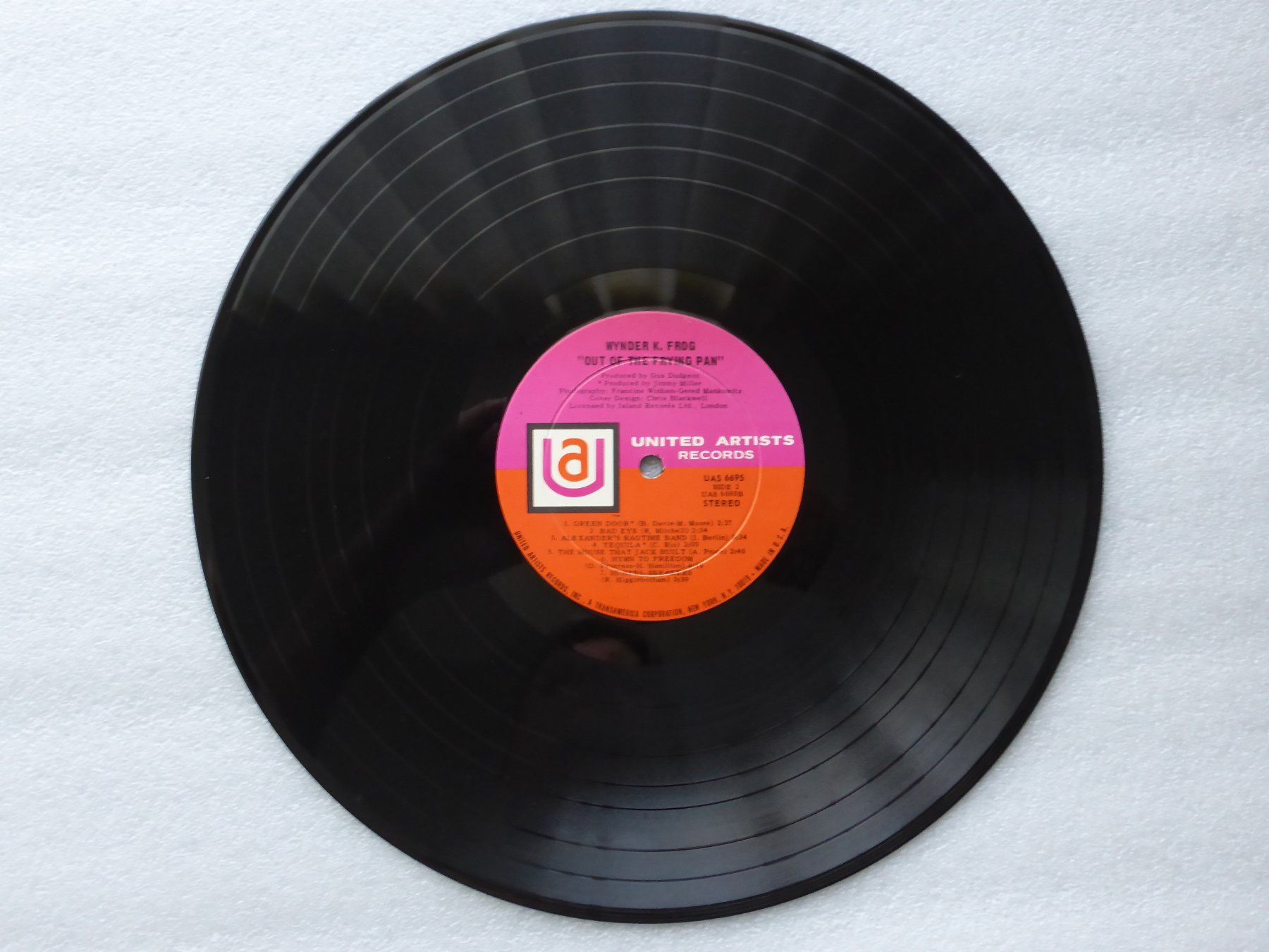 Dischi in vinile: VINYL  LP   WYDNER K. FROG – Usato da Küssnacht am Rigi venduto da Sunnestrahl 2