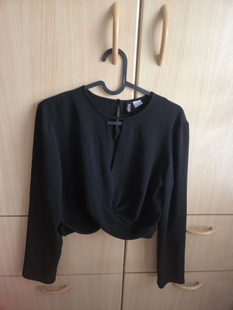 Damen Bluse H&M Divided schwarz Grösse 38 guter Zustand