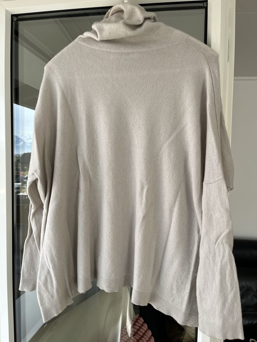 Pullover & Sweatshirts: Amina Rubinacci Leinen Seide Kaschmir Pullover m. Pailletten – Gebraucht aus Kerns von osco01 2