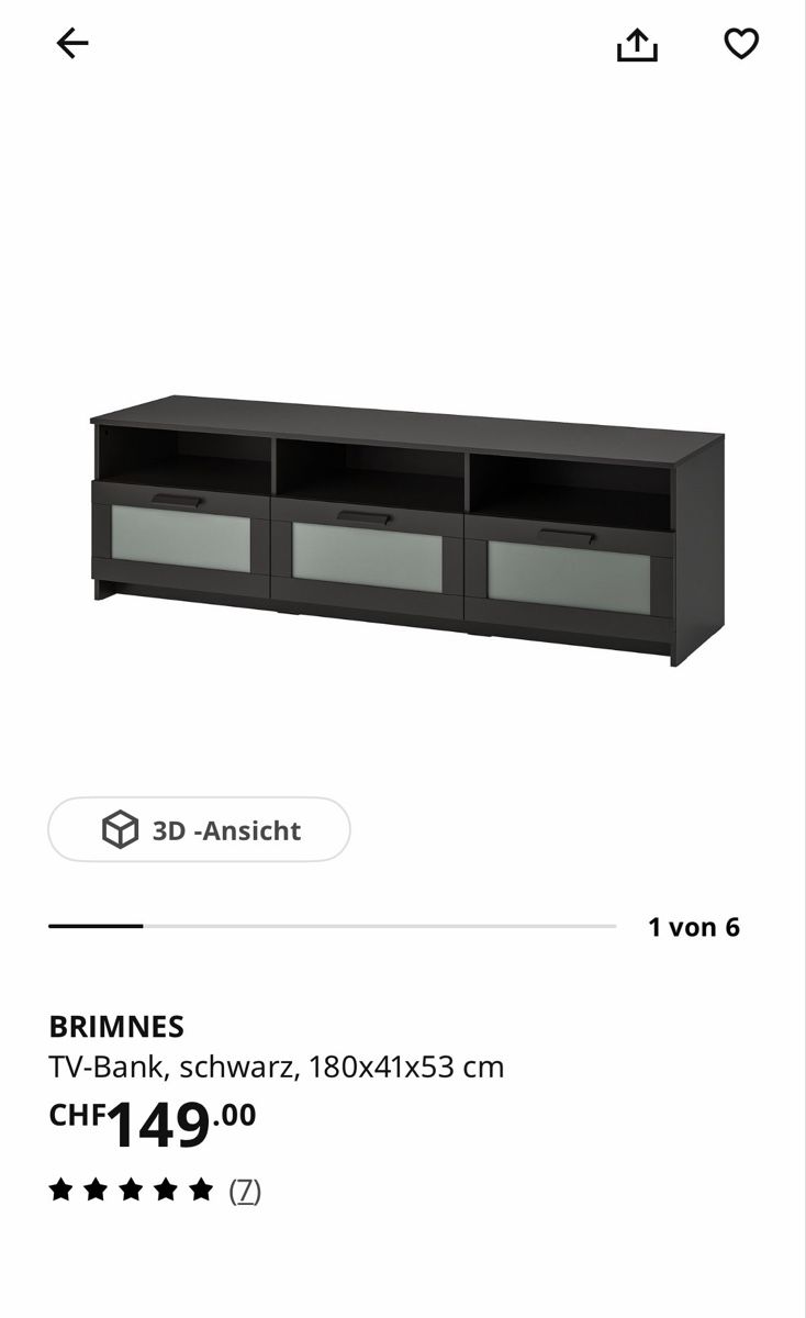 Ikea Mobili TV: Ikea TV-Möbel – Usato da Brienz BE venduto da mar_582m 1