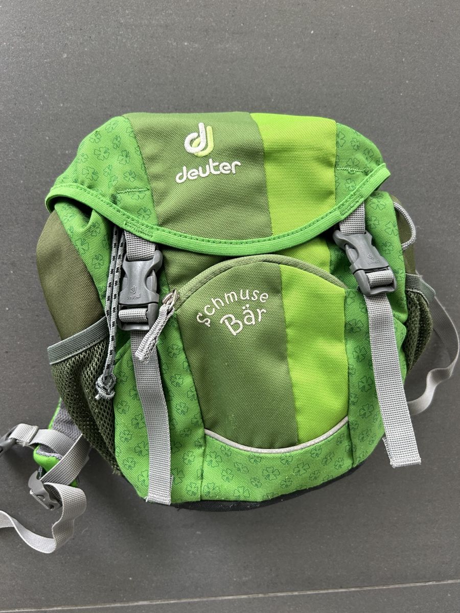 Deuter Borse & Zaini: Deuter Kinderrucksack, hellgrün – Usato da Frasnacht venduto da iceflower30