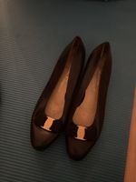 Salvatore Ferragamo Pumps schwarz Leder gebrauchter Zustand