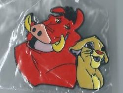 Disney König der Löwen Pin / Pumbaa & Simba