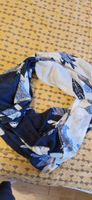 blue white scarf