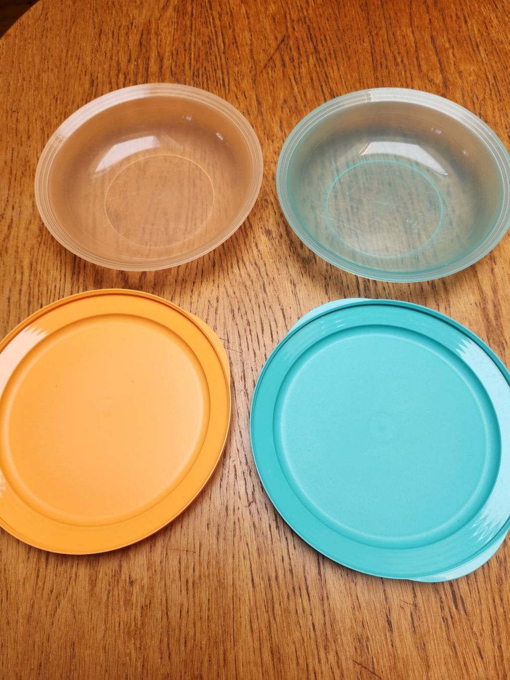 Tupperware Recipients et similaires: 2 Tupperware Picknick Teller mit Deckel dicht 700ml – D'occasion à Gstaad par Meiel2020